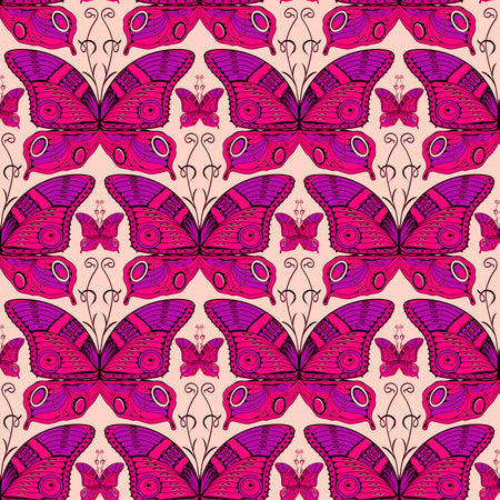 Painted Lady - Pink Wallpaper