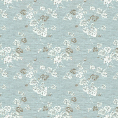 Tranquil Ivy - Blue Bauble Wallpaper