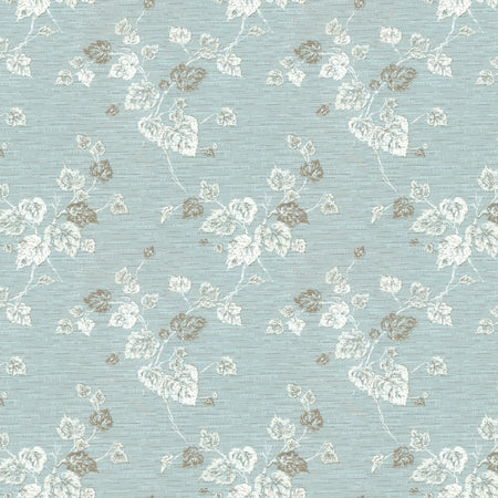 Tranquil Ivy - Blue Bauble Wallpaper