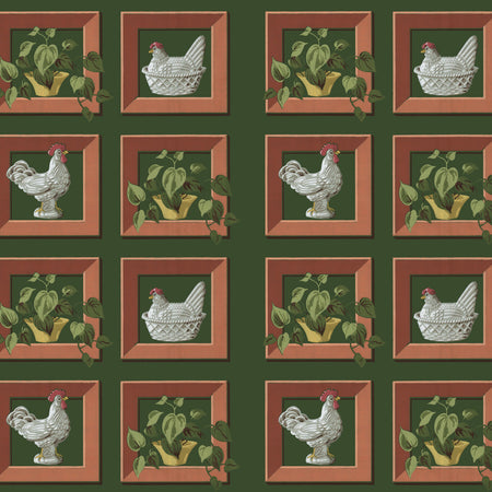 Hen House Wallpaper