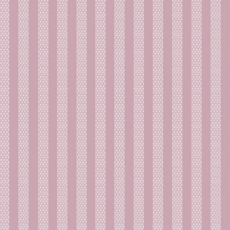Argyle Stripes - Plum Wallpaper