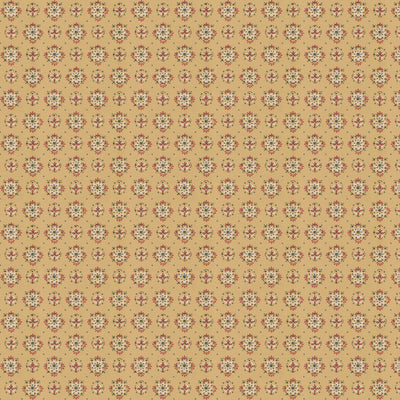 Petal Push - Mustard Wallpaper