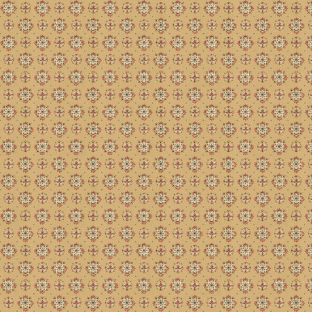 Petal Push - Mustard Wallpaper