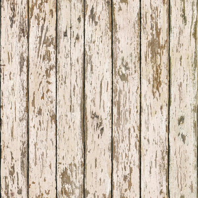 Harley White Weathered Wood Wallpaper Wallpaper
