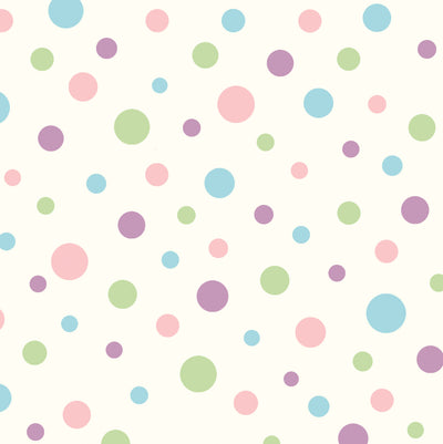 Dotty Pink Polka Dot Toss Wallpaper Wallpaper