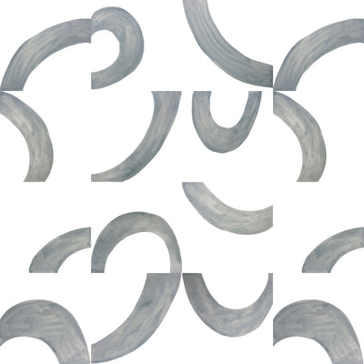Arcs - Gray White Wallpaper