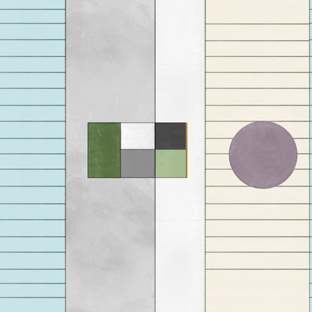 Hilma House - Ivory Powder Green Wallpaper