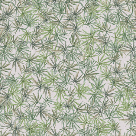 Mary Jane - Green on Featherweight Wallpaper