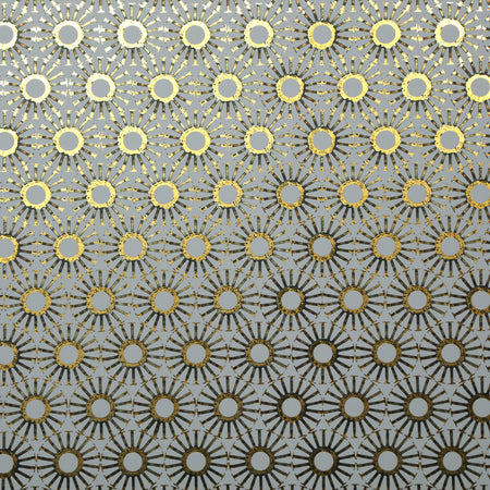 Michelle's Starburst - Azul on Gold Wallpaper