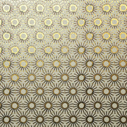 Michelle's Starburst - Celadon on Gold Wallpaper