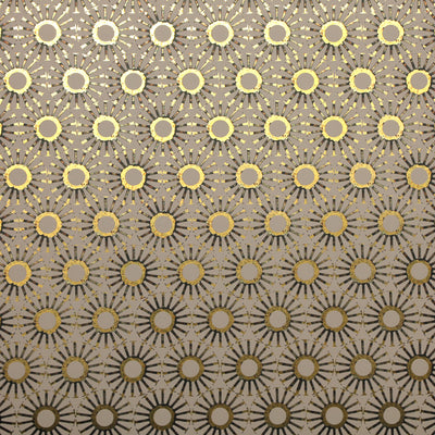 Michelle's Starburst - Clay on Gold Wallpaper