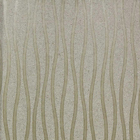 Champagne Wavy Wallcovering Wallpaper