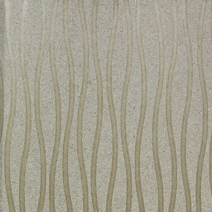 Champagne Wavy Wallcovering Wallpaper
