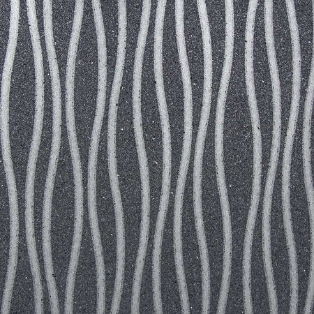 Charcoal Wavy Wallcovering Wallpaper