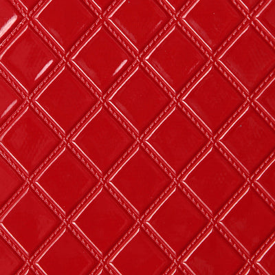 Quilted Vinyl - Red Wallpaper