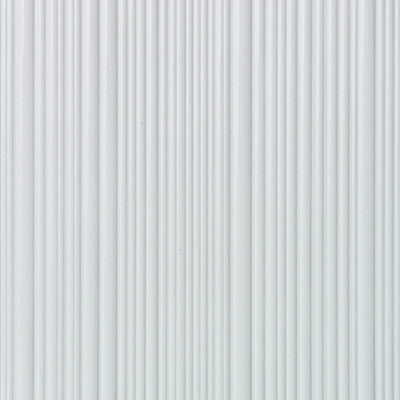 Corrugated - White Wallpaper