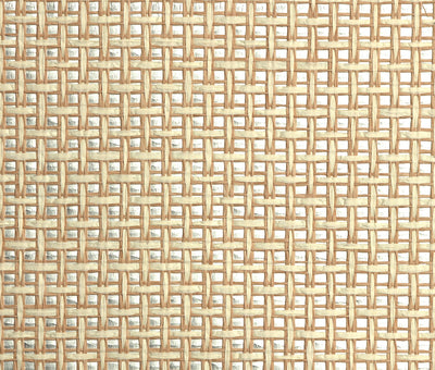 Wheat and Silver Weave Wallpaper
