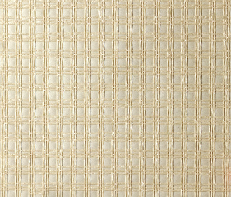 Ivory Pearl Weave Wallpaper