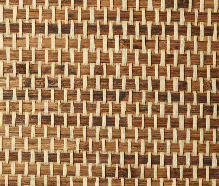 Chestnut Grasscloth Wallpaper