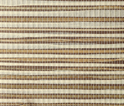 Walnut & Pine Grasscloth Wallpaper