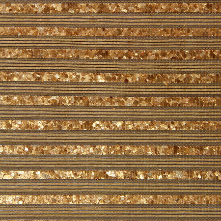 Mica and Paper Twine - Bronze Wallpaper