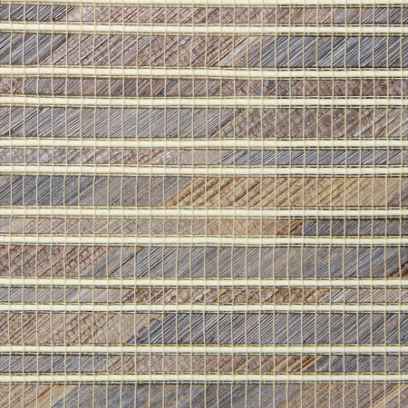 Banana Bark and Paper Twine - Pearlescent Wallpaper