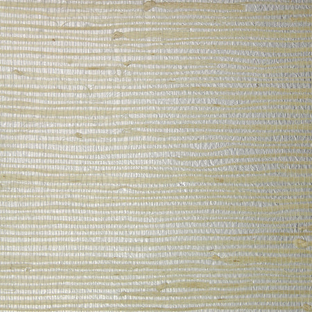 Heavy Jute - Ivory on Silver Wallpaper