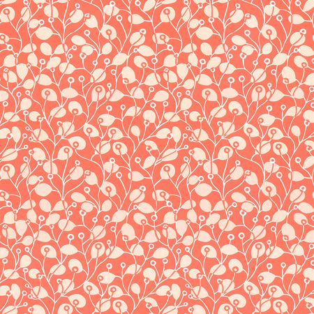 Climbing Eucalyptus - Paprika Blush Wallpaper