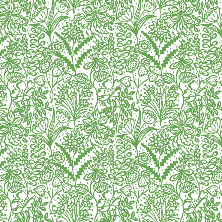 Floral Fandango - Leaf Wallpaper