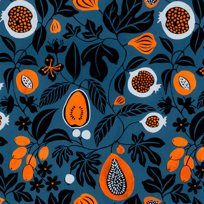 Folk Fruit - Midnight Wallpaper