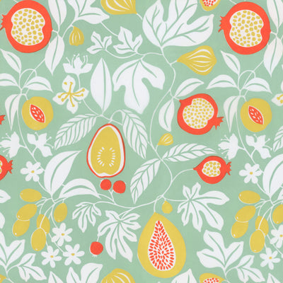 Folk Fruit - Mint Wallpaper