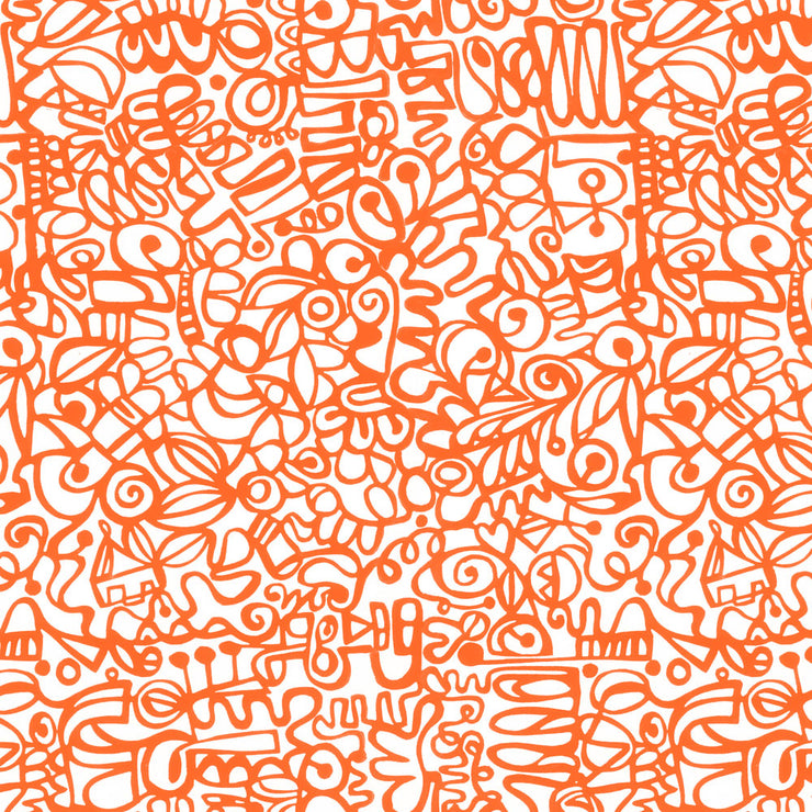 Graffiti - Orange Wallpaper