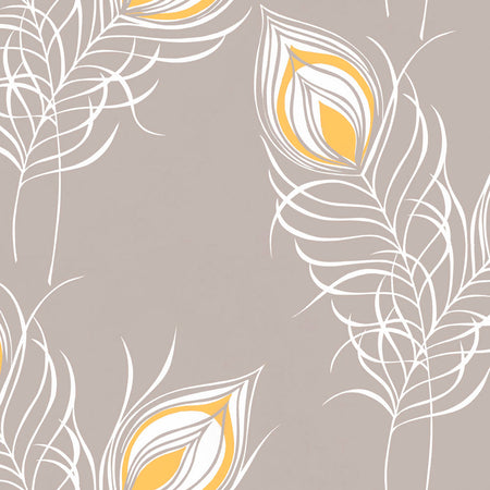 Peacock - Slate Wallpaper