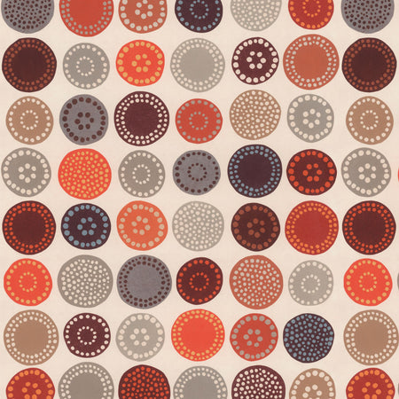 Sand Dollar - Terracotta Wallpaper
