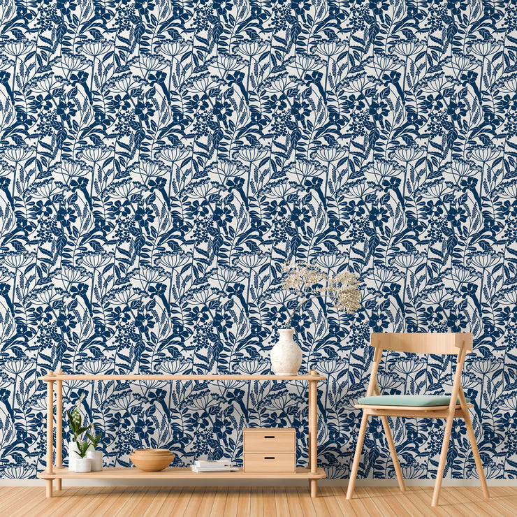 Wild Hedgerow Wallcovering