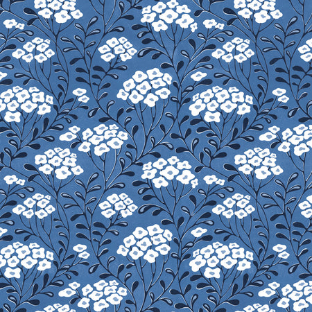 Meadow Flowers - Indigo Wallpaper
