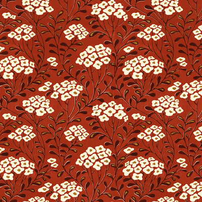 Meadow Flowers - Terracotta Wallpaper