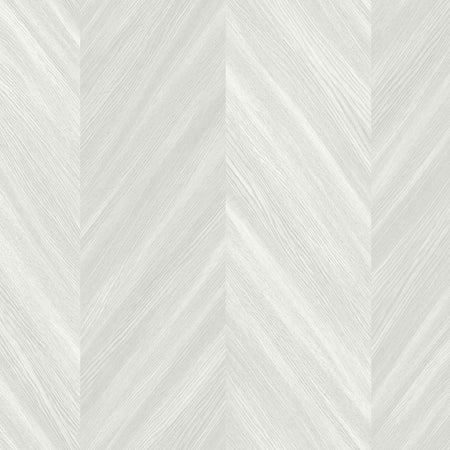 Banded Grain - Chalk Wallpaper