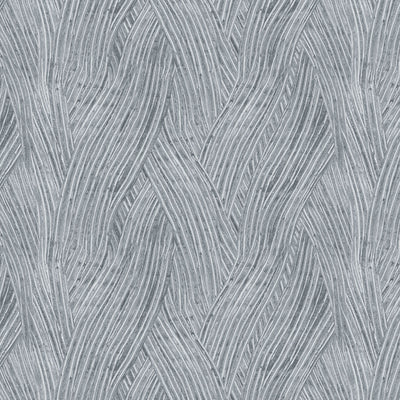 Woven - Steel Wallpaper