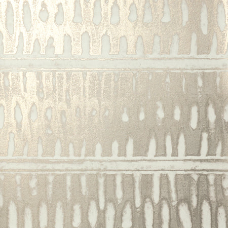Chiseled - White Gold Wallpaper
