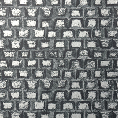 Stacked - Blackened Steel Wallpaper