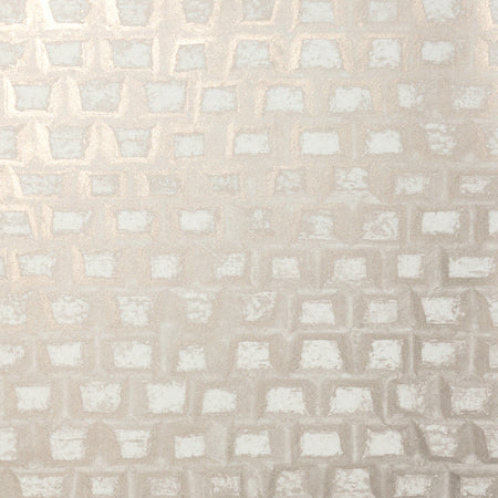 Stacked - White Gold Wallpaper