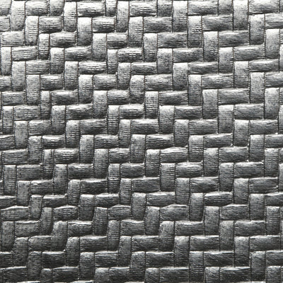 Basket Weave - Aluminum Wallpaper