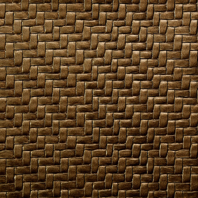 Basket Weave - Copper Wallpaper