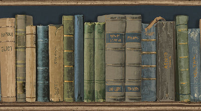 Reynolds Blue Books Wallpaper
