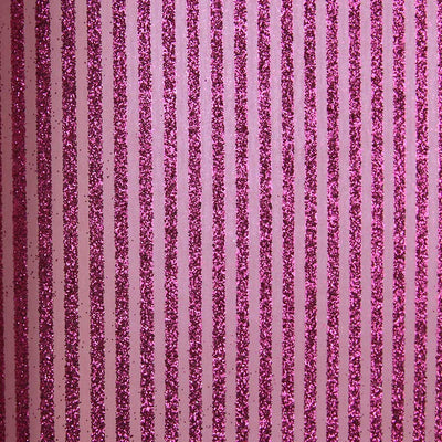 Pink Glitter Stripes Wallpaper