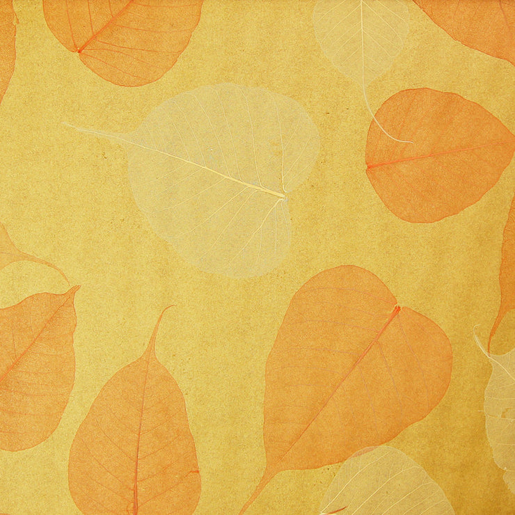 From Nature | Amber Leaf Wallcovering Wallpaper