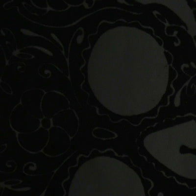 Sugar Skulls - Ebony and Black Velvet Wallpaper