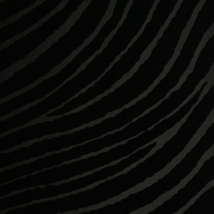 Zebra Stripes - Ebony and Black Velvet Wallpaper
