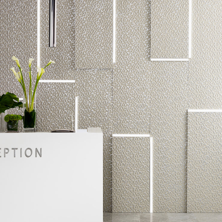 Chequers Paintable Embossed Wallcovering
